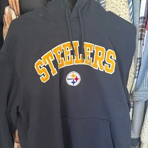 Steelers Black and Gold Hoodie cozy team Spirit large